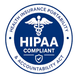 HIPAA certification badge