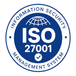 ISO 27001 certification badge
